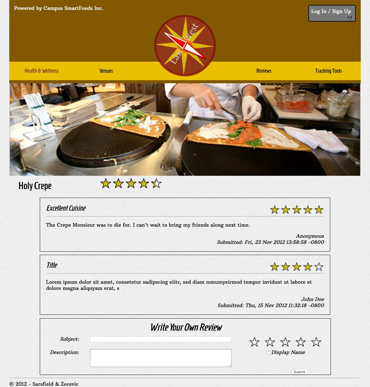 Campus Smart Foods - Reviews Page