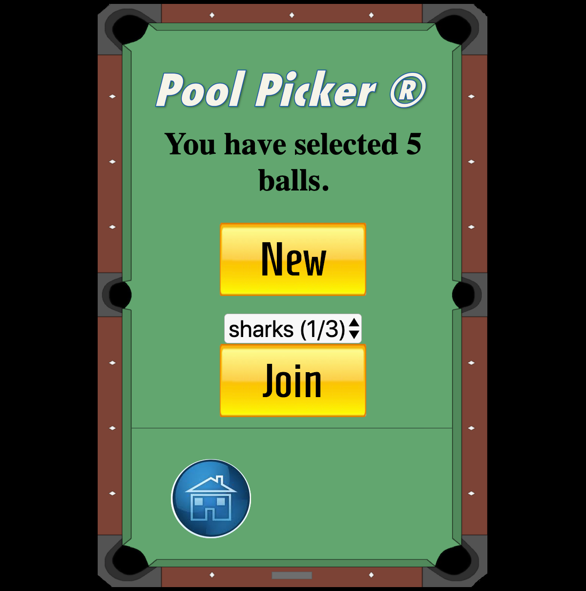 Pool Picker 2 - Join Game
